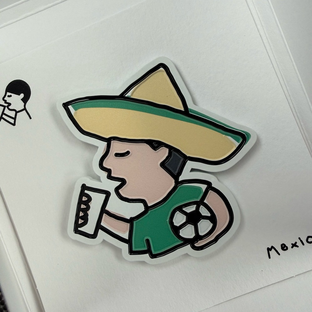 Heytea World Cup magnet- mexico